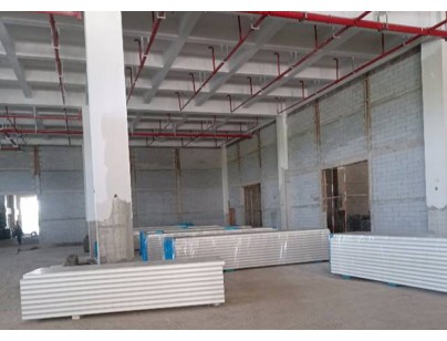 安徽翔威供应链14500m³保税区冷链物流冷库工程建造案例